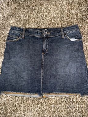 Allen B.  Blue Denim Skirt